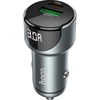 Автомобільний зарядний пристрій Hoco Z42 Light Road PD20W + QC3.0 Gray - придбати в Дніпрі, Україні: ціна, характеристики | інтернет-магазин TOUCH
