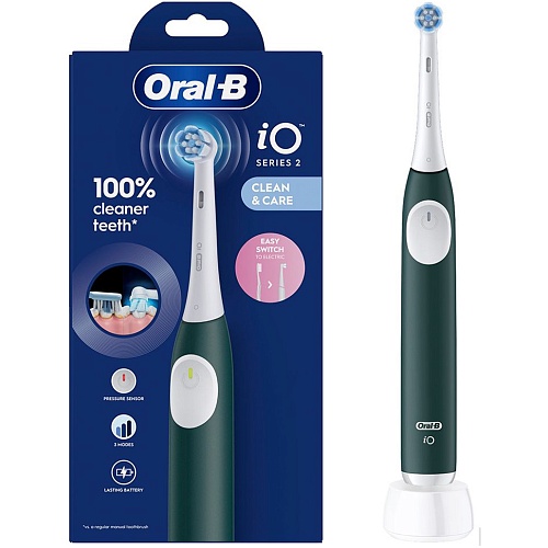 Електрична зубна щітка Oral-B iO Series 2 iOS2.1C9.0 Forest Green - придбати в Дніпрі, Україні: ціна, характеристики | інтернет-магазин TOUCH