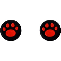 Накладки на стіки Thumb Grips 2-pack для PS4-PS5-Xbox FootPrint Red