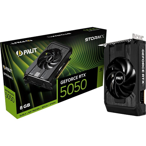 Видеокарта Palit GeForce RTX 5050 StormX 8GB (NE65050019P1-GB2070F) UA