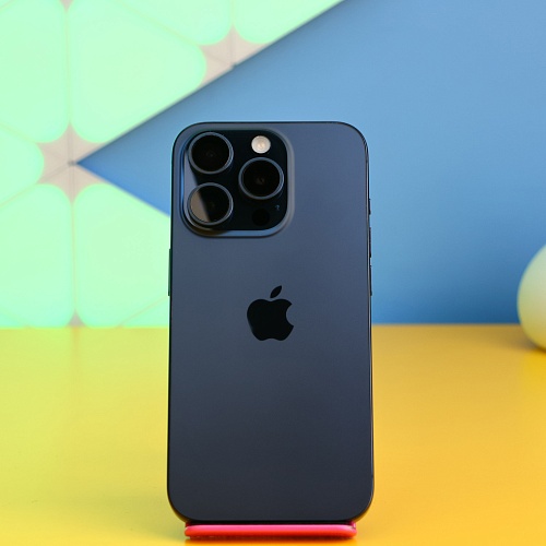 Смартфон Apple iPhone 15 Pro 128GB Blue Titanium (MTV03) Б/У