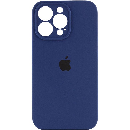 Чехол Silicone Case Camera Protect для Apple iPhone 16 Pro Max Dark Blue AA