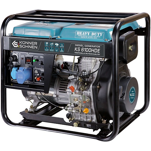 Генератор дизельний Konner&Sohnen KS 6100HDE 5/5.5 кВт - придбати в Дніпрі, Україні: ціна, характеристики | інтернет-магазин TOUCH