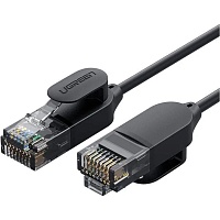 Патч-корд Ugreen NW122 CAT 6A Pure Copper Ethernet Cable OD2.8 5m Black (70654)