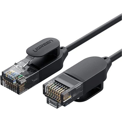 Патч-корд Ugreen NW122 CAT 6A Pure Copper Ethernet Cable OD2.8 5m Black (70654)