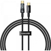 Кабель Baseus Explorer with Auto Shutdown USB-C to USB-C 100w 2m Cluster Black (P10319704111-00)