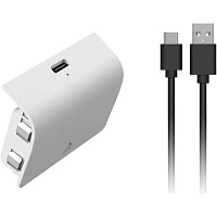 Аккумулятор Dobe TYX-2610B для геймпада Xbox Series S/X + кабель USB-C - USB-A White