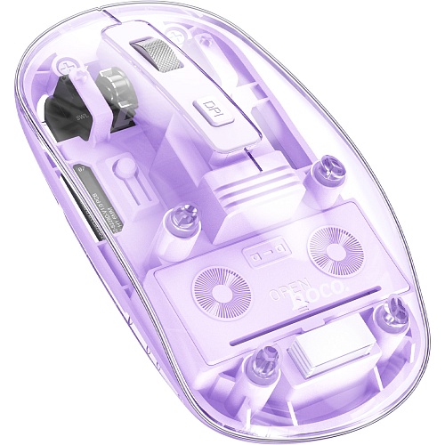 Мышь Hoco GM29 Crystals Romantic Purple (785121)