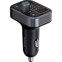 FM-трансмиттер Baseus FM Launcher S-09 Pro Black (C10762200113-00)