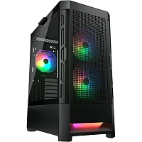 Корпус Cougar Duoface RGB Black (CGR-5ZD1B-RGB/385ZD10.0001) - придбати в Дніпрі, Україні: ціна, характеристики | інтернет-магазин TOUCH