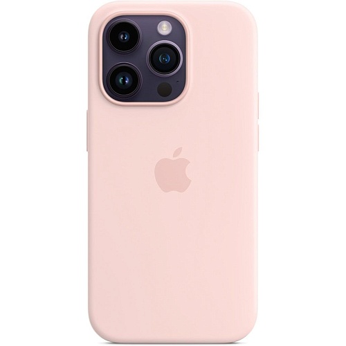 Чехол Silicone Case with MagSafe для Apple iPhone 14 Pro Chalk Pink AAA