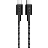 Кабель CUKTECH CTC315P USB-C to USB-C Braided 60W 1.5m Light Grey (CKCTC315PCHG) - придбати в Дніпрі, Україні: ціна, характеристики | інтернет-магазин TOUCH