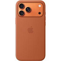 Чехол Silicone Case with Button, Animation & MagSafe для Apple iPhone 17 Pro Max Terra Cotta AAA
