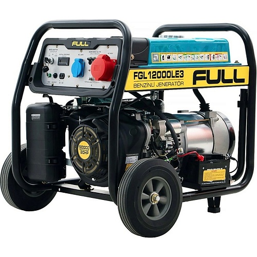 Генератор бензиновий Full FGL 12000LE3 9/9.5 кВт - придбати в Дніпрі, Україні: ціна, характеристики | інтернет-магазин TOUCH