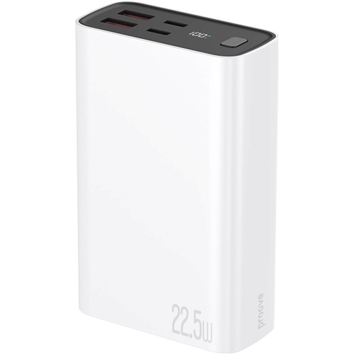 Внешний аккумулятор Proove Hyper Flux Plus 20000mAh 22.5W White (PBF222120002)