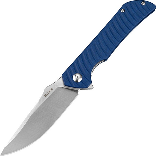 Складной нож Ruike P123 14C28N/микарта Blue (P123-ME)