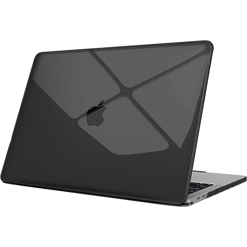 Пластиковая накладка HardShell Crystal Case для Apple MacBook Pro 13.3" A1706/A1708/A1989/A2159/A2289/A2251/A2338 Black