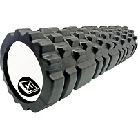 Массажный ролик EasyFit Grid Roller 45cm v.2.1 Black (EF-2027-BK)