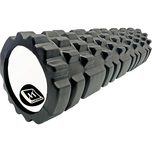 Массажный ролик EasyFit Grid Roller 45cm v.2.1 Black (EF-2027-BK)