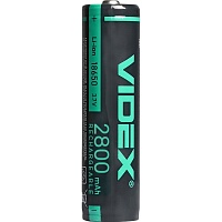 Аккумулятор Videx 18650 2800mAh Li-ion 1шт (18650-P/2800/1CB)
