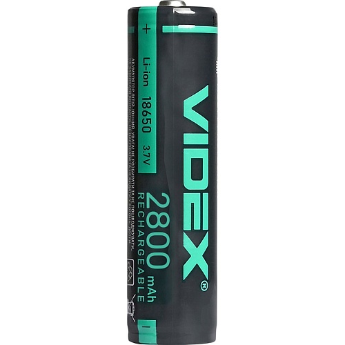 Аккумулятор Videx 18650 2800mAh Li-ion 1шт (18650-P/2800/1CB)
