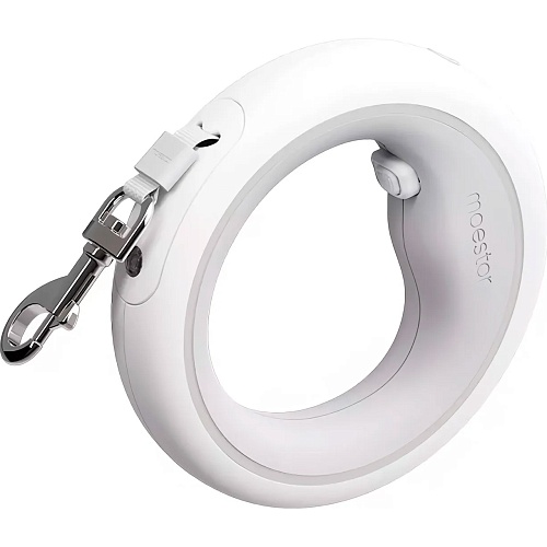 Поводок для собак Moestar UFO Retractable Leash 2 Plus White