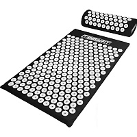 Массажный коврик с подушкой EasyFit Black with White (EF-2709-BW)