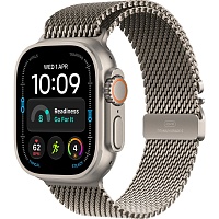 Смарт-часы Apple Watch Ultra 4 49mm Natural Titanium Case with Natural Titanium Milanese Loop S (MJA84)