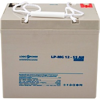 Аккумулятор LogicPower Silver AGM-MG 12V (12V/55Ah/660Wh) (3431)