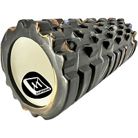 Массажный ролик EasyFit Grid Roller 33cm v.1.1 Multi-Black (EF-2021-BK)