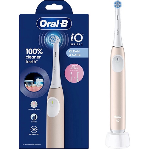 Електрична зубна щітка Oral-B iO Series 2 iOS2.1C9.0 Calm Pink - придбати в Дніпрі, Україні: ціна, характеристики | інтернет-магазин TOUCH