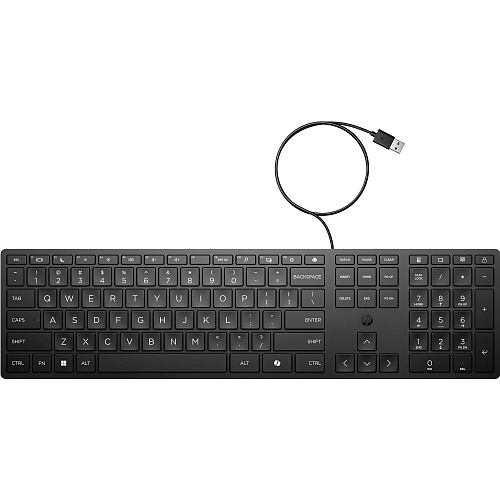 Клавиатура HP 320K USB UA Black (9SR37UT)