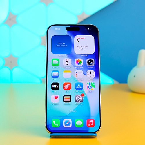 Смартфон Apple iPhone 16 Pro Max 256GB White Titanium (MYWW3) Б/У