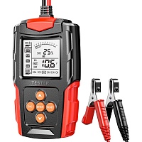 Тестер аккумуляторных батарей Foxsur FBT-200 Red