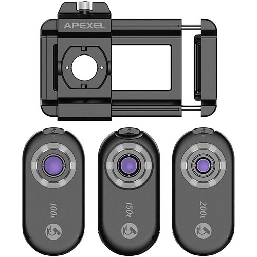Мікроскоп для смартфона Apexel APL-MS3IN1  - придбати в Дніпрі, Україні: ціна, характеристики | інтернет-магазин TOUCH