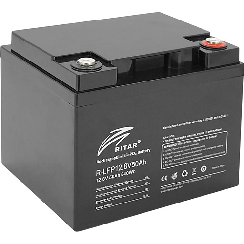 Аккумулятор Ritar LiFePO4 12V (12.8V/50Ah/640Wh) (R-LFP 12.8V 50Ah)