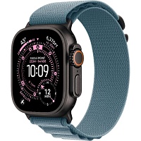 Смарт-часы Apple Watch Ultra 3 49mm Black Titanium Case with Light Blue Alpine Loop Large (MG9M4)