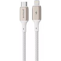 Кабель Proove Dense Metal USB-С to Lightning 27W 1m White (CCDM27002102)