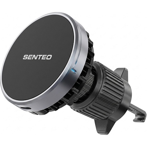 Автодержатель с беспроводной зарядкой Senteo M4 Mag Pro Series With MagSafe Qi2 15W Space Gray