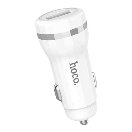 Автомобильное зарядное устройство Hoco Z27 Car Charger 2USB 2.4A (White)