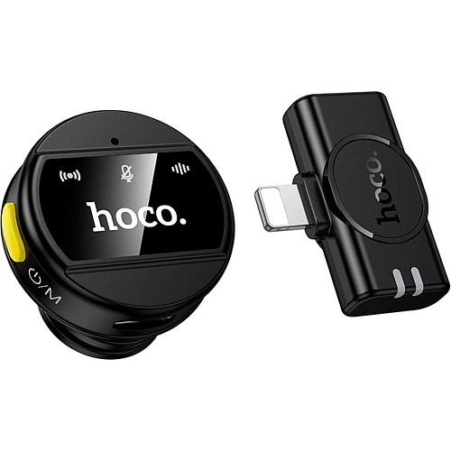 Микрофонная радиосистема Hoco L21 Charm Lightning Black