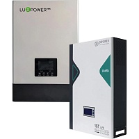 Гібридний сонячний інвертор LuxPower SNA5000 Wide + АКБ Dipower LiFePO4 5120Wh (SNA5000-WPV+DP-51-100-wallmntd) - придбати в Дніпрі, Україні: ціна, характеристики | інтернет-магазин TOUCH
