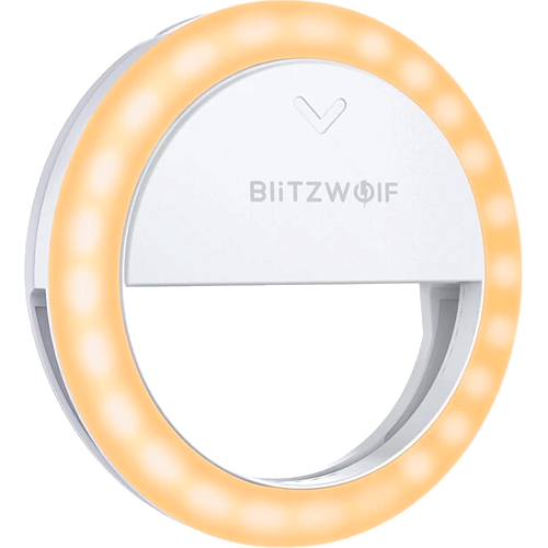 Кольцевая LED лампа BlitzWolf BW-SL0 Pro White 9см