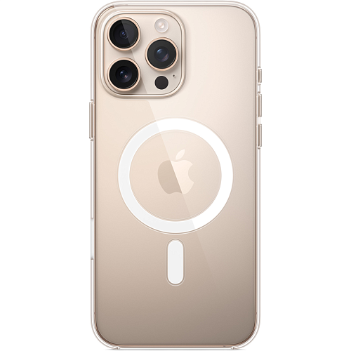 Чехол Apple Clear Case with MagSafe для iPhone 16 Pro Max Transparent (MA7F4ZM/A)