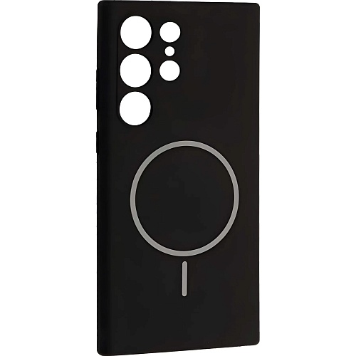 Чехол DK Luxury Silicone Case with MagSafe для Samsung Galaxy S24 Ultra Black