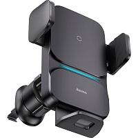 Автотримач із бездротовою зарядкою Baseus Wisdom Auto Alignment 15W Black (CGZX000001) - придбати в Дніпрі, Україні: ціна, характеристики | інтернет-магазин TOUCH