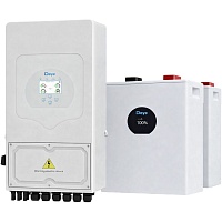 Система хранения энергии Deye SUN-6K-SG05LP1-EU 6kW + 2 АКБ SE-F12-C 23.6kWh (51.2V/230Ah/11800Wh)