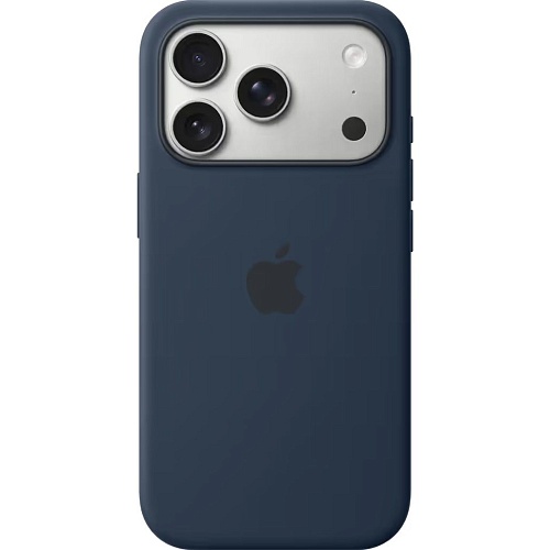 Чехол Silicone Case with Button, Animation, MagSafe для Apple iPhone 17 Pro Midnight ААА