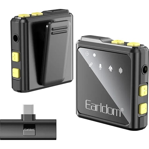Микрофонная радиосистема Earldom ET-MC10C USB-C Black