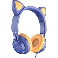 Навушники Hoco W36 Cat Ear Stereo Headphones Midnight Blue (770400) - придбати в Дніпрі, Україні: ціна, характеристики | інтернет-магазин TOUCH